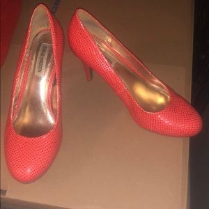 Steven Madden Faux Alligator Heels